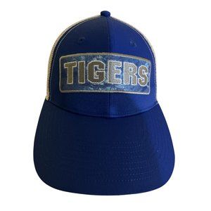 Memphis Tigers Colosseum Blue Mesh Fishing RealTree Trucker SnapBack Hat Cap New